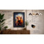 Highland Bull In Bloom Boho - Print-136691814-136691812