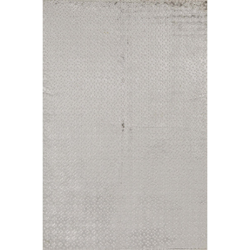 Geometric Area Rug in Gray, Rectangle 6'8" x 10'2"