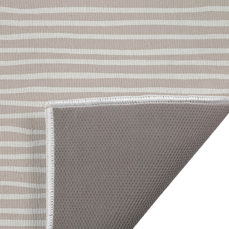 Paillasson Ribbon Play, Taupe, L 17 po x L 24 po