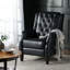 Fauteuil inclinable manuel en similicuir