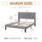 Candler Velvet Upholstered Platform Bed with Wingback Headboard and Wooden Slats-2116080131-2103532806