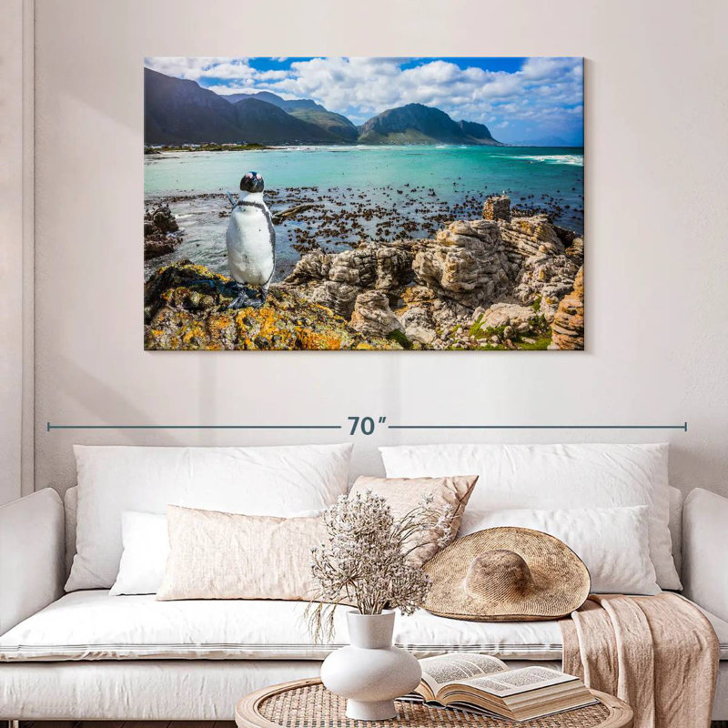 Atlantic Penguin, 32" H x 48" W