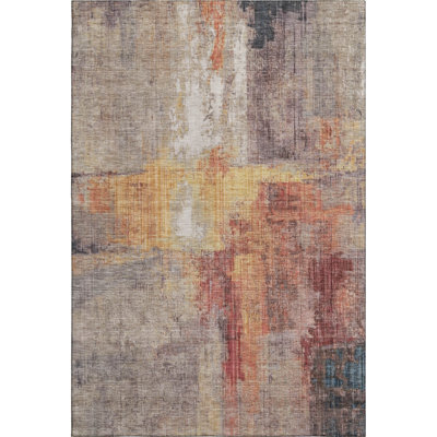 Premium Machine Washable Bucz AMF1759 Modern Rug