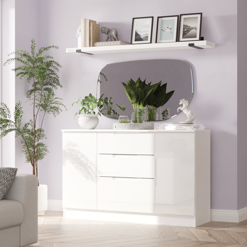 Chantez 126cm Sideboard, White