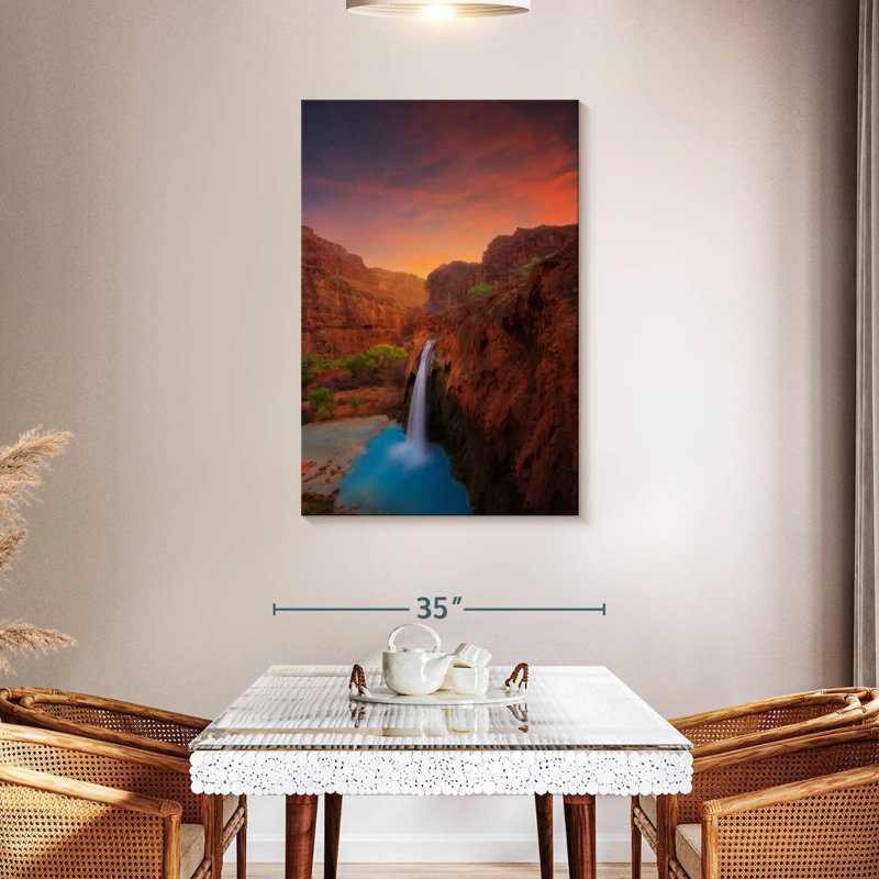 Image parfaite des chutes de Havasu, H 45 po x l 30 po
