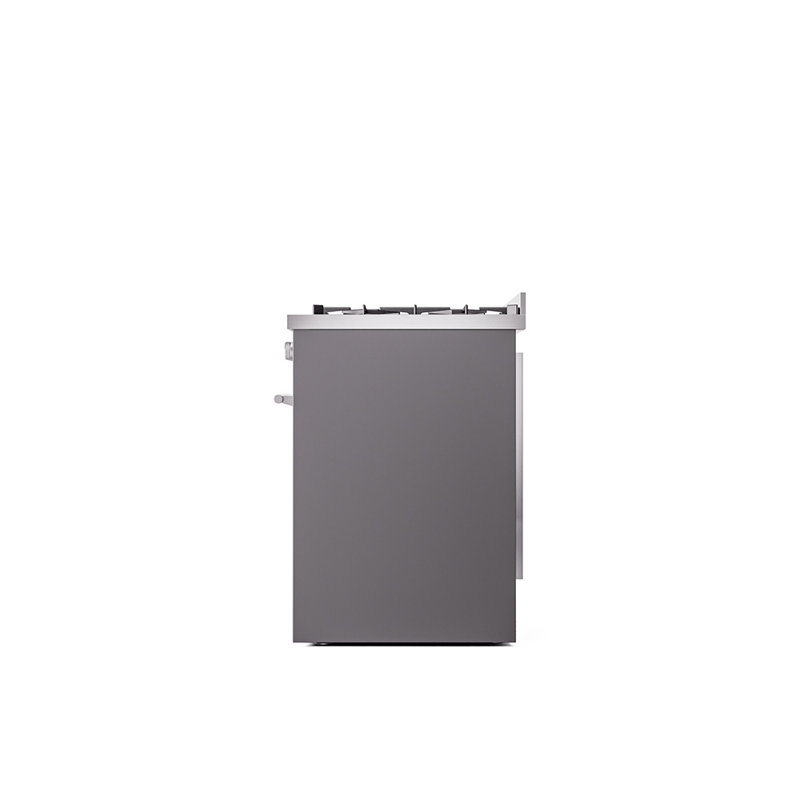  Ilve Professional Plus II 30 po à double combustible, 5 brûleurs scellés (porte pleine), Gaz naturel