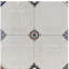 Manises Decor Blanco 13-1/8 in. x 13-1/8 in. Porcelain Floor and Wall Tile