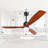 60.96 " Ceiling Fan with LED Lights with Light Kit