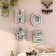 Elvert 4 Piece Handmade Mirror Letters Wall Décor Set