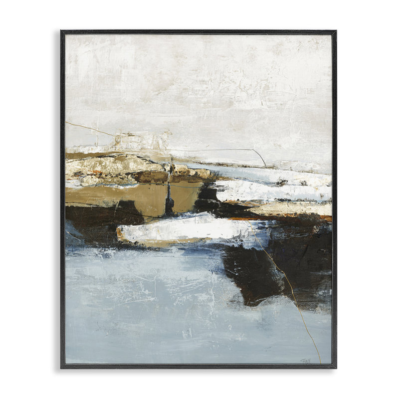  Rustic Paint Nautical Design Framed Giclee Art by Design Fabrikken, 20" H x 16" W, Midnight Black Framed Giclee