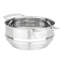 Viking 12pc Cast Black 3-Ply Stainess Steel Cookware Set with Metal Lids