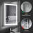 LED Mirror For Bathroom With Light, Stepless Dimmable Wall Mirrors With Anti-Fog, Memory, 3 Colors, Double LED Vanity Mirror-1940822817