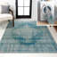 Tapis bleu sarcelle / crème Regis Bohemian Medallion-3676954