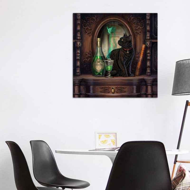 «Absinthe» par Lisa Parker - impression encadrée, Toile tendue, H 48 po x l 48 po x 1,5 po