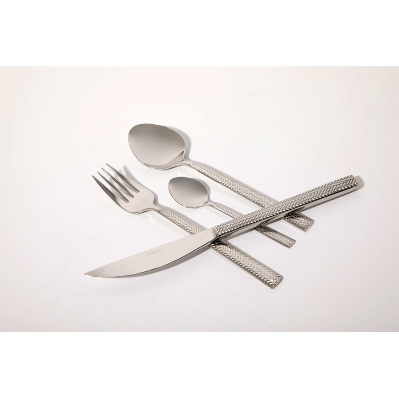 16 Piece 18/10 Stainless Steel Cutlery Set, Service for 4