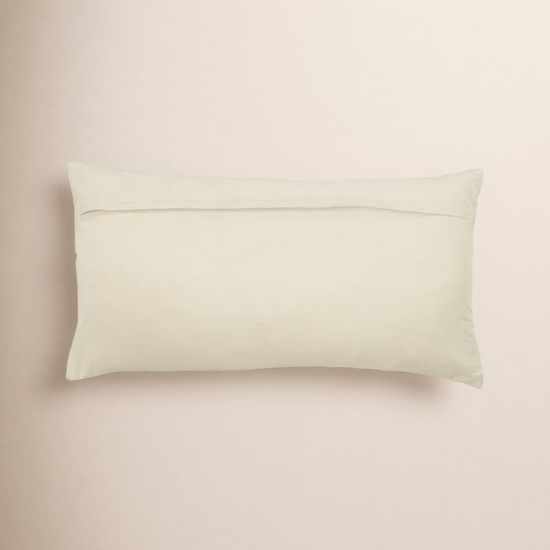 Coussin en coton Brockett, Beige