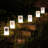 Battery Operated Luminaria Kit with Timer, Snowflake