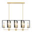  Luminaire suspendu en métal pour îlot de cuisine 8 lumières Kubis-114219136