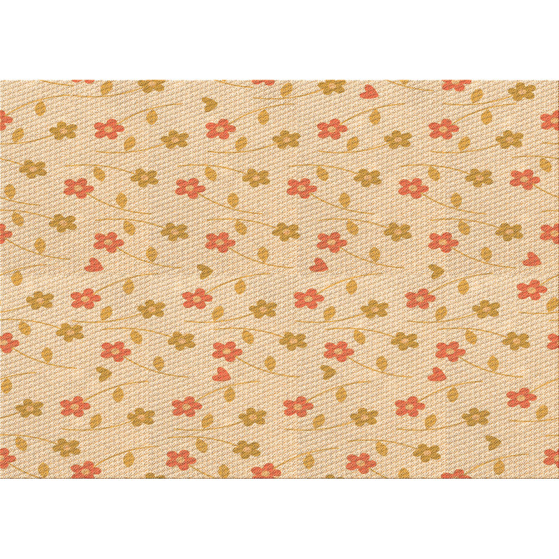Floral Indoor Rug, Rectangle 8' x 10'