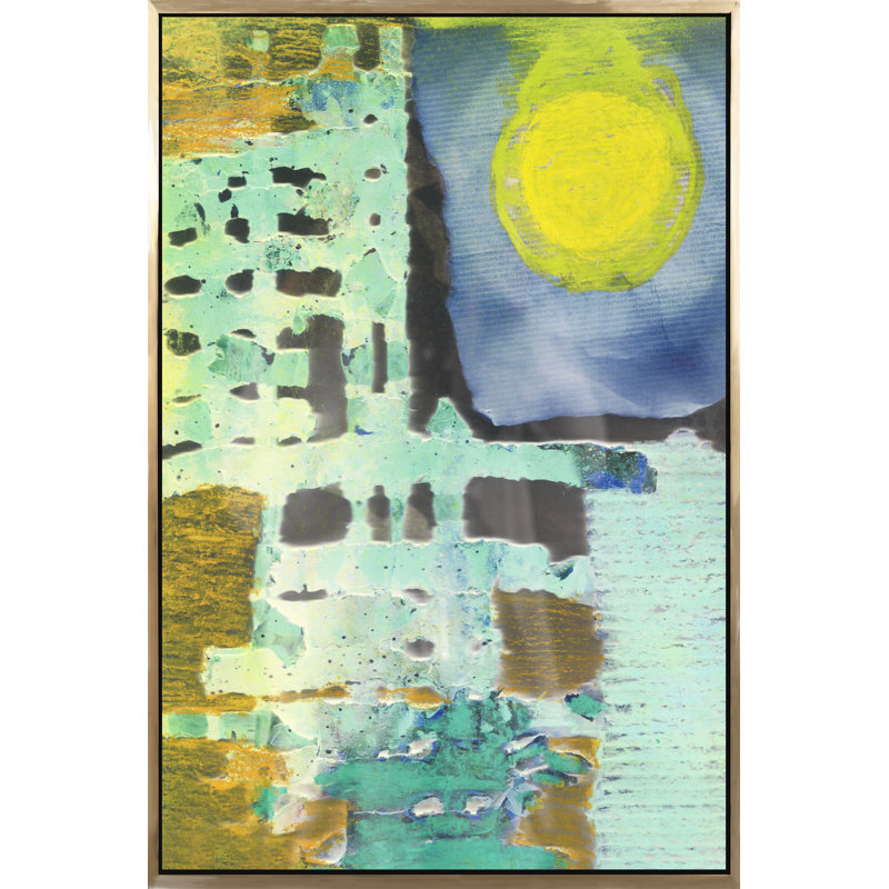 «A Day in the Life», peinture sur toile à cadre flottant