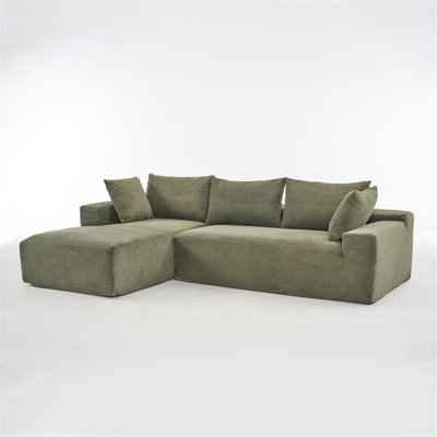 Upholstered Sofa, Soft Couch, L Shape Sofa For Living Room by Brayden Studio
