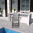 Sandra Plastic Adirondack Chair Weather Resistant Outdoor Chair-1880147517