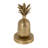 Handcrafted Metal Aluminum Accent Table with Pineapple Base-1947153716