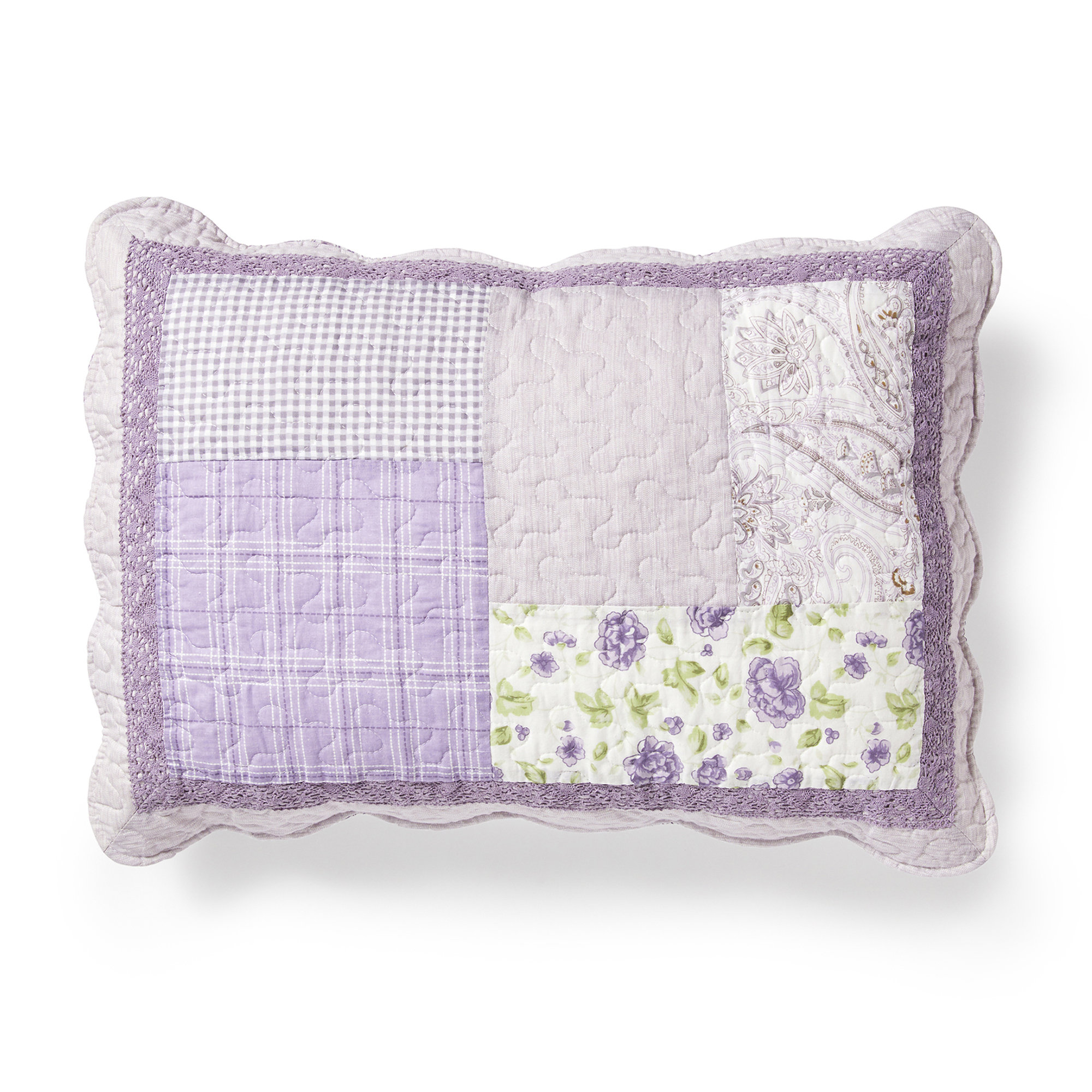 Donna Sharp Lavender Rose Cotton Standard Sham & Reviews | Wayfair