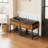 Shoe Storage Bench With Padded Seat, Entryway Bench With Flip-Top Hidden Storage, Durable Water-Resistant Design For Hallway, Foyer, Or Kids Room