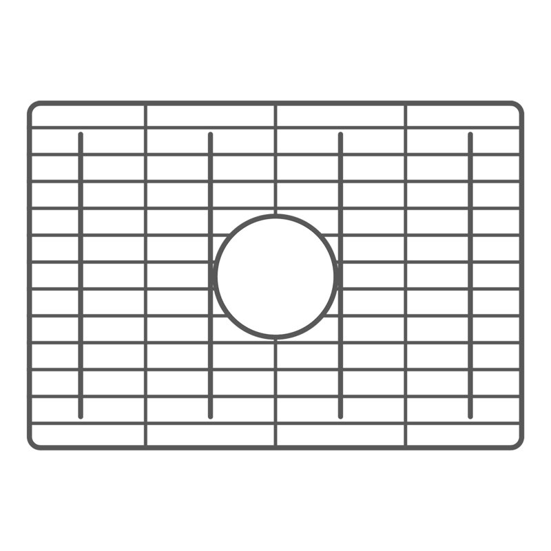 18.5"x13" Bottom Grid in Champagne Bronze PVD, Gunmetal PVD
