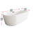 Jakeil 71'' x 31.4'' Soaking Acrylic Bathtub-108229814