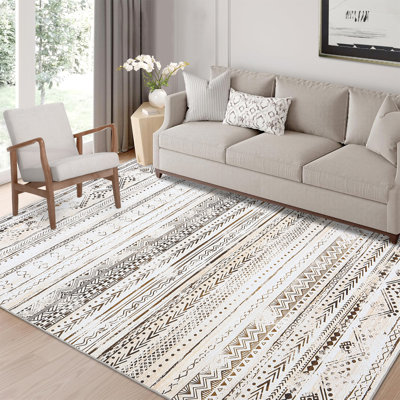 Tapis à motif géométrique