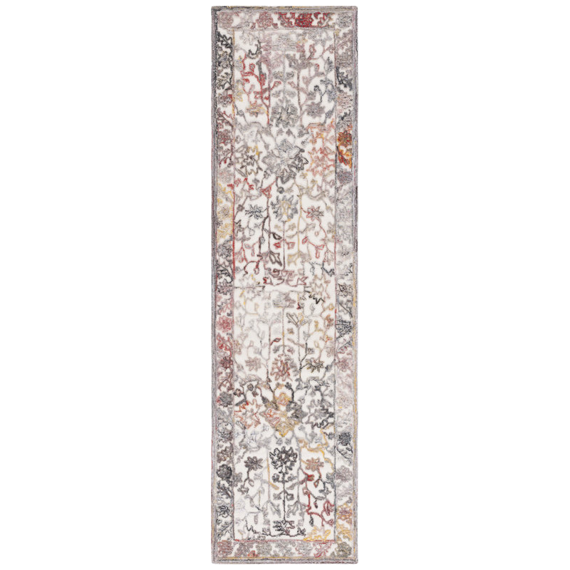 Elisei Trace Hand Tufted Performance Oriental Rug, Runner 2'3" x 9'