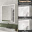 Pharmacie à DEL sans cadre avec miroir et tablettes réglables-1943881906-1943881907