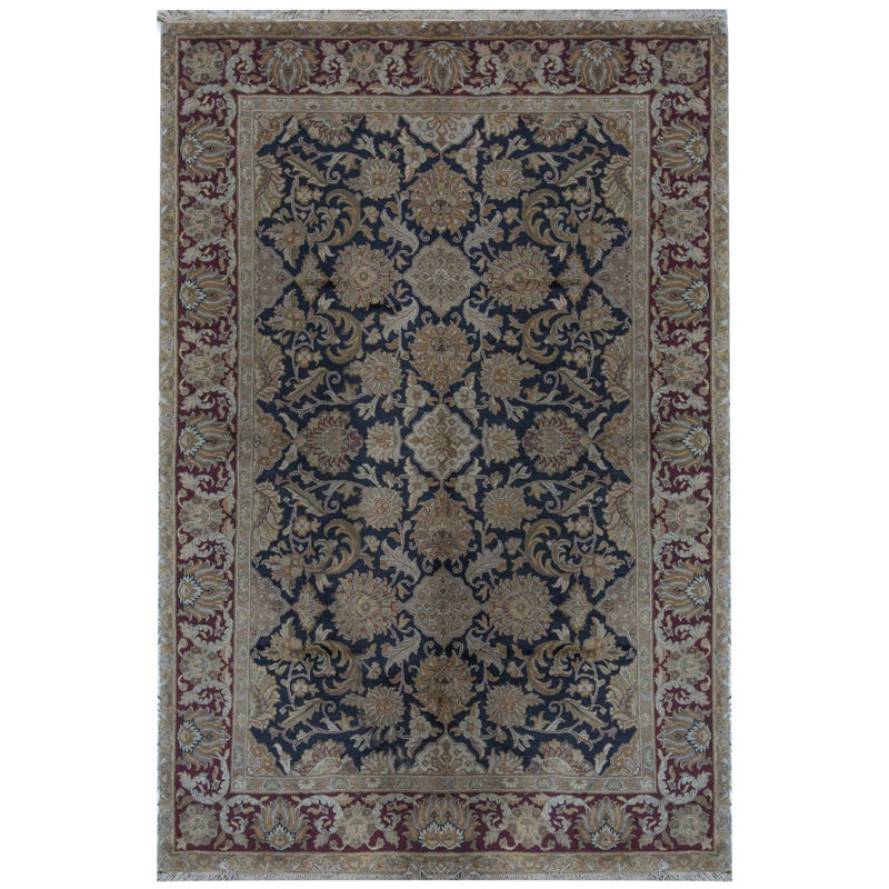Wool Oriental Area Rug, Rectangle 9'2" x 12'10"