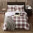 Eddie Bauer Serendipity Plaid Cotton Flannel Red Comforter Set-115991103
