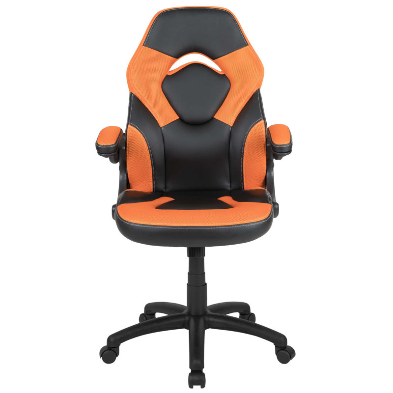 Fauteuil de jeu à dossier haut Ariquer, Orange