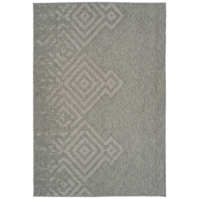 Moderne, transitionnel, géométrique, sud-ouest, texturé, Rectangulaire 2 pi x 3 pi