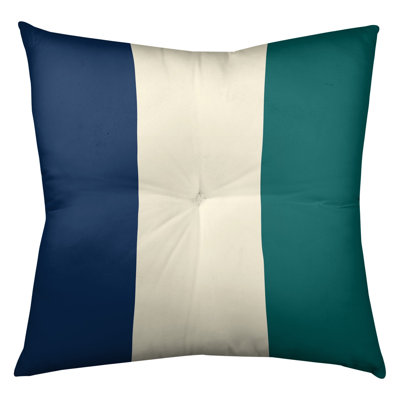Striped Reversible Throw Pillow