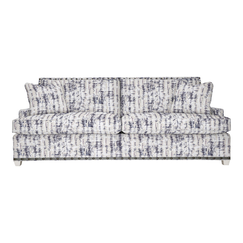 Riverside 87.5" Sofa, Casa Blanca, Tuck Linen, Yes