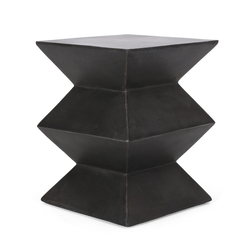 Outdoor Lightweight Concrete Side Table