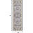 2x3 Vintage Floral Area Rug – Washable Boho Carpet, Non-Slip, Low Pile Floor Mat for Living Room, Office, Dining Room (Blue-Green)-1387164722