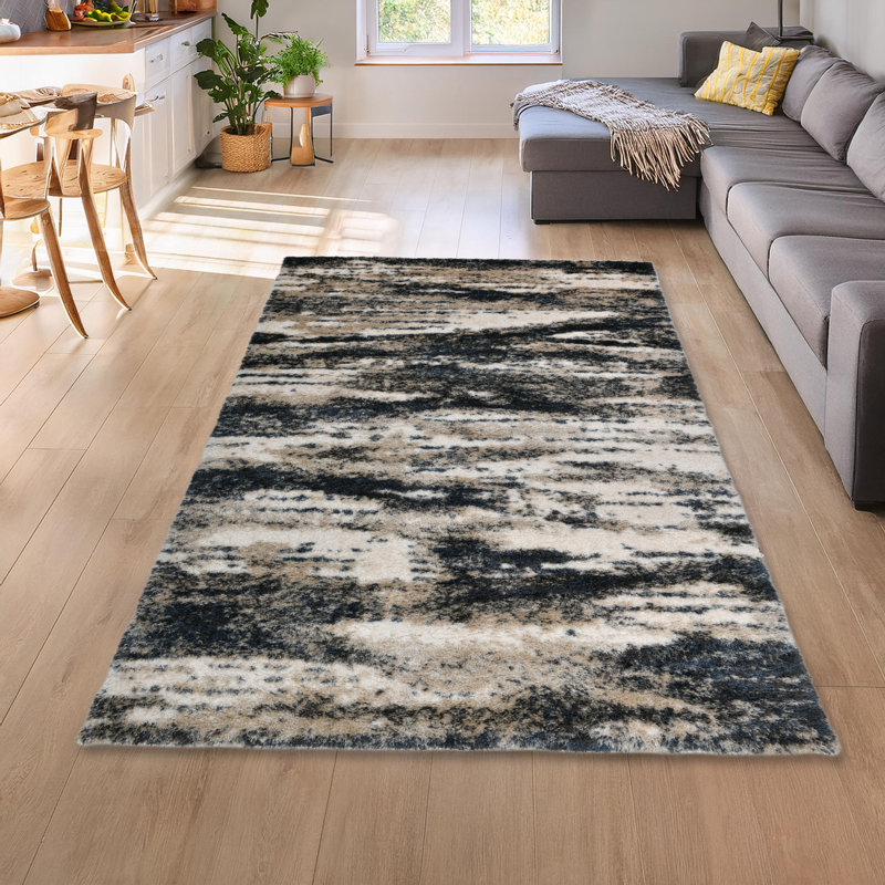 Tapis à poil long Harcourt, 5 pi 3 po x 7 pi 6 po
