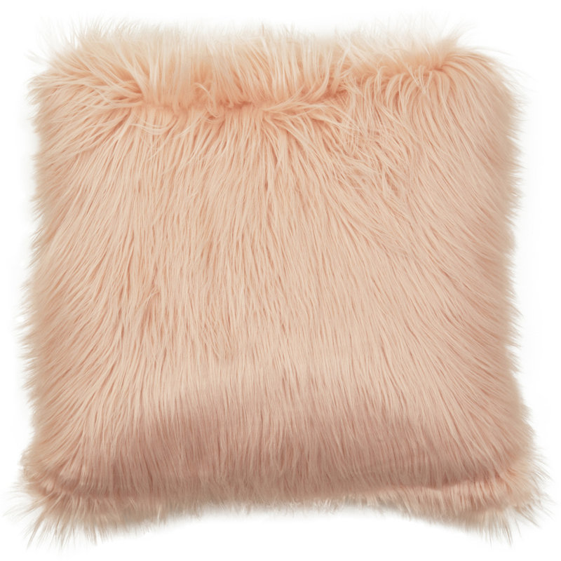 Aizley Square Throw Cushion, Pink