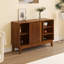 Buffet en noyer 47,3 "avec 2 portes