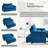 3-in-1 Convertible Velvet Sofa Bed, Pull-Out Sleeper Couch with Adjustable Backrest, Loveseat Chaise Lounge with Cup Holder, Sturdy Steel Frame for Living Room & Small Spaces