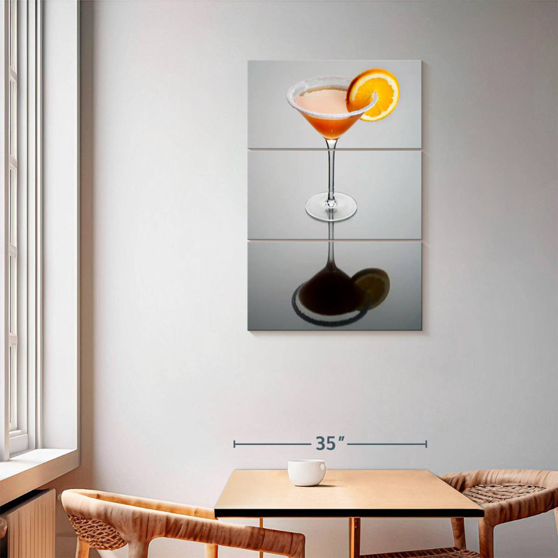 Yarlin Sidecar Cocktail, H 57 po x l 36 po