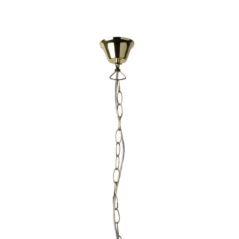 Xan 5 - Light Candle Style Chandelier, Clear/Gold
