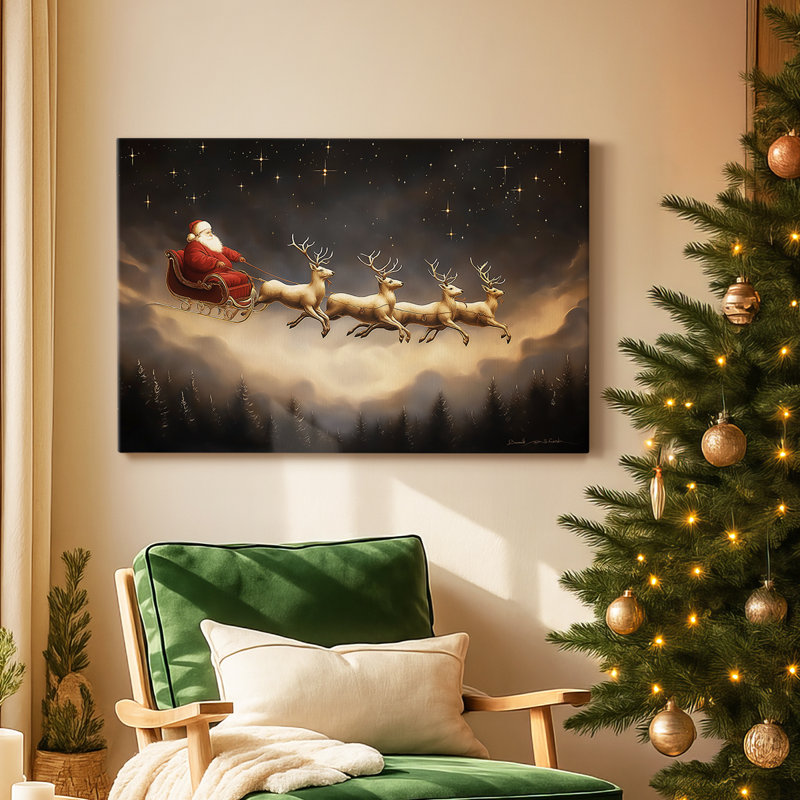 Candlelit Blessing-Premium Gallery Wrapped Canvas, 40" H x 60" W