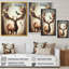 «Deer With Blooming Antler I», impression sur toile encadrée-2050960513-2050960519